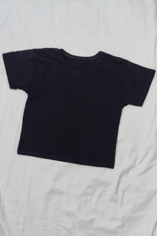 کراپ تیشرت ساده