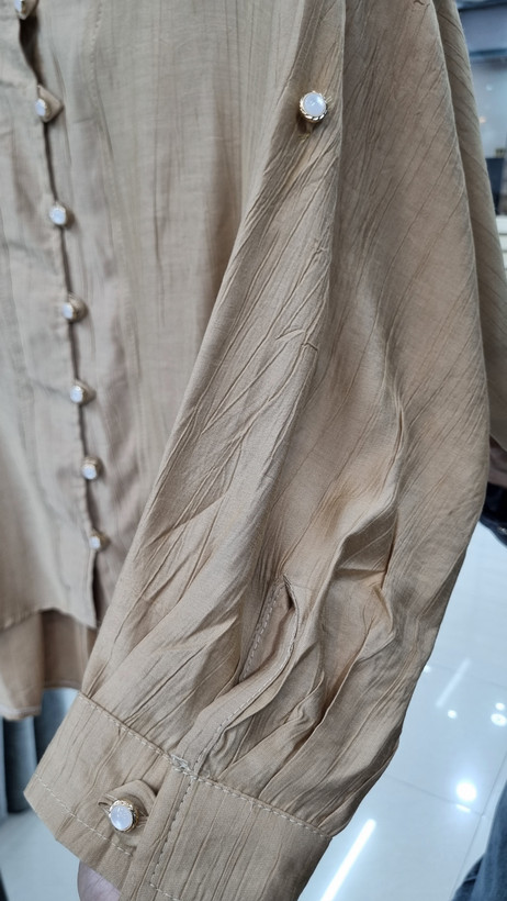 شومیز زارا فری سایز کرمی