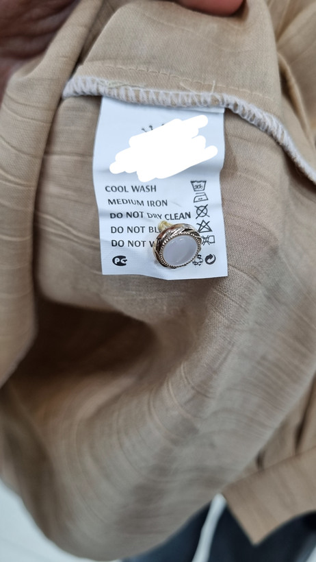 شومیز زارا فری سایز کرمی