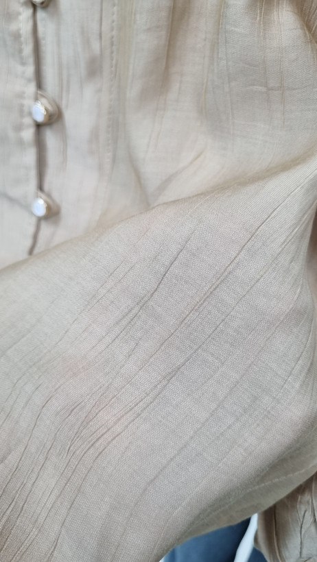 شومیز زارا فری سایز کرمی