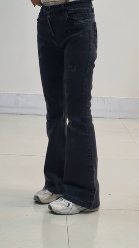 شلوار بوتکات زغالی قد108