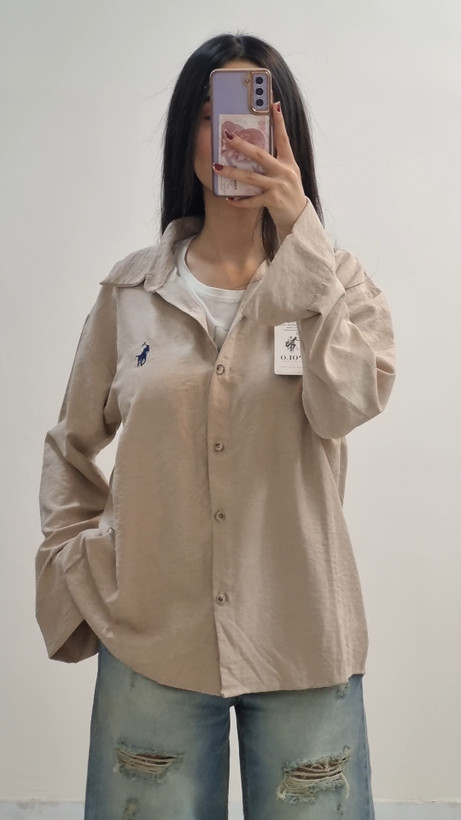 شومیز شیک کرم روشن