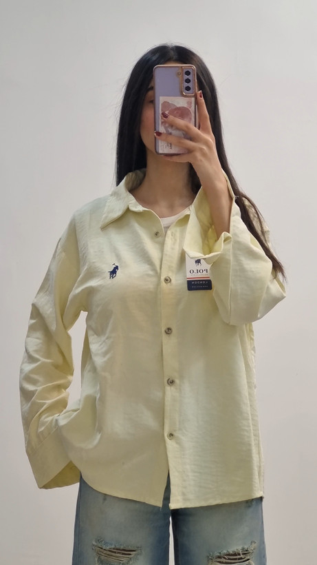 شومیز زرد کره ای