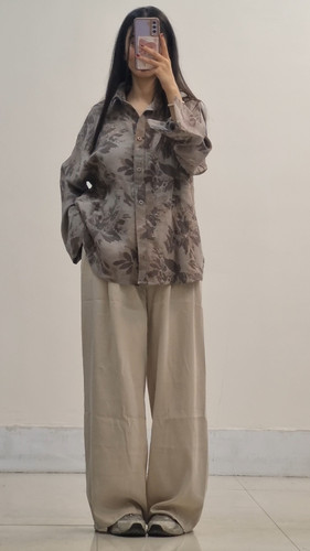 ست شومیزشلوار کرمی