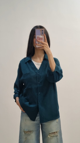 شومیز تابستانه سبز کله غازی